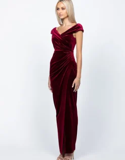Maxi Dresses | All Dresses<Bariano GABBY VELVET MAXI BL55D02L