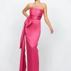 Formal / Prom Dresses | Maxi Dresses<Bariano GABRIELLE STRAPLESS COLUMN GOWN B74D39L PINK FONDANT