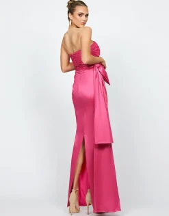 Formal / Prom Dresses | Maxi Dresses<Bariano GABRIELLE STRAPLESS COLUMN GOWN B74D39L PINK FONDANT