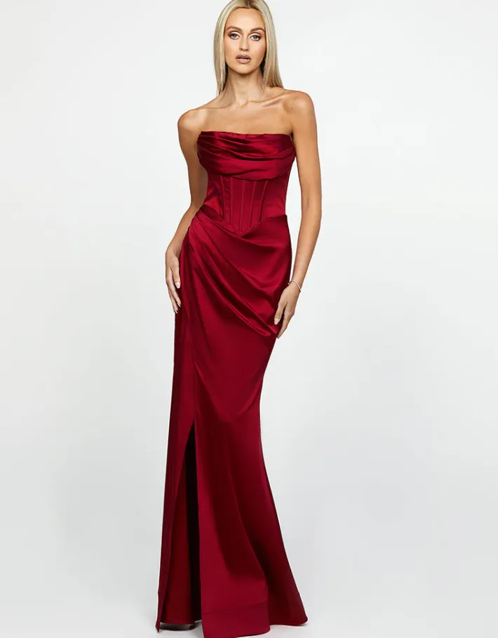Gowns / Ballgowns | All Dresses<Bariano GESS OFF SHOULDER FISHTAIL GOWN B67D30L