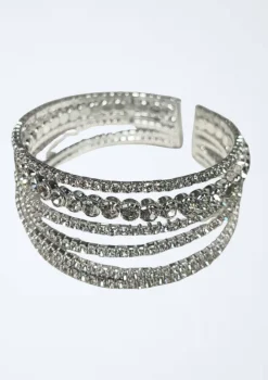 Bracelet | Jewellery<Bariano GLITTER WRAP BRACELET J74B04 SILVER
