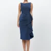 Midi Dresses | All Dresses<Bariano HADLEY HIGH NECK MIDI BL73D13S