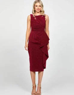 Midi Dresses | All Dresses<Bariano HADLEY HIGH NECK MIDI BL73D13S