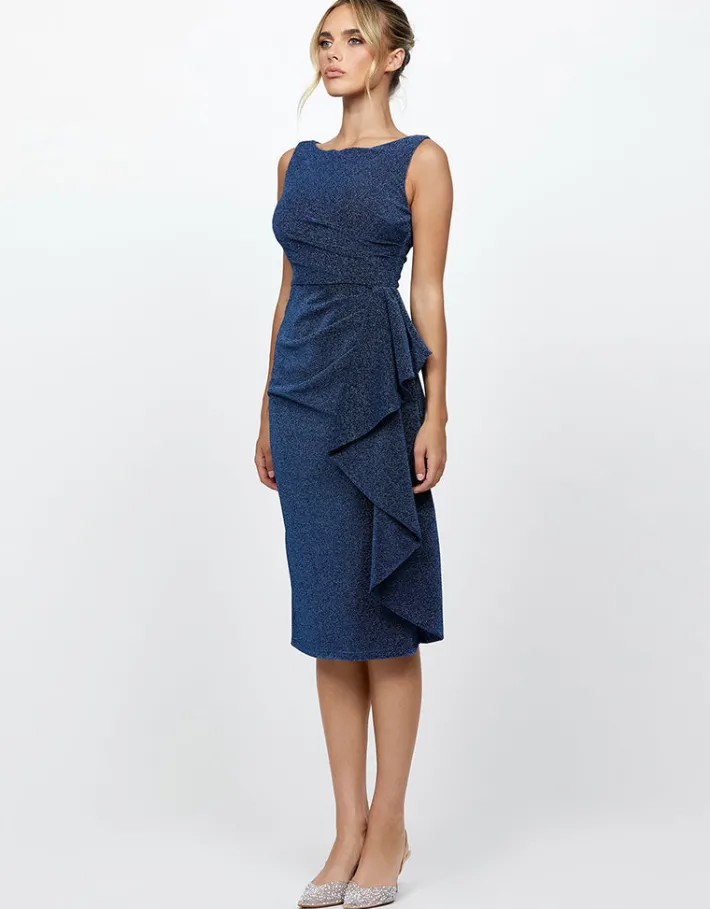 Midi Dresses | All Dresses<Bariano HADLEY HIGH NECK MIDI BL73D13S