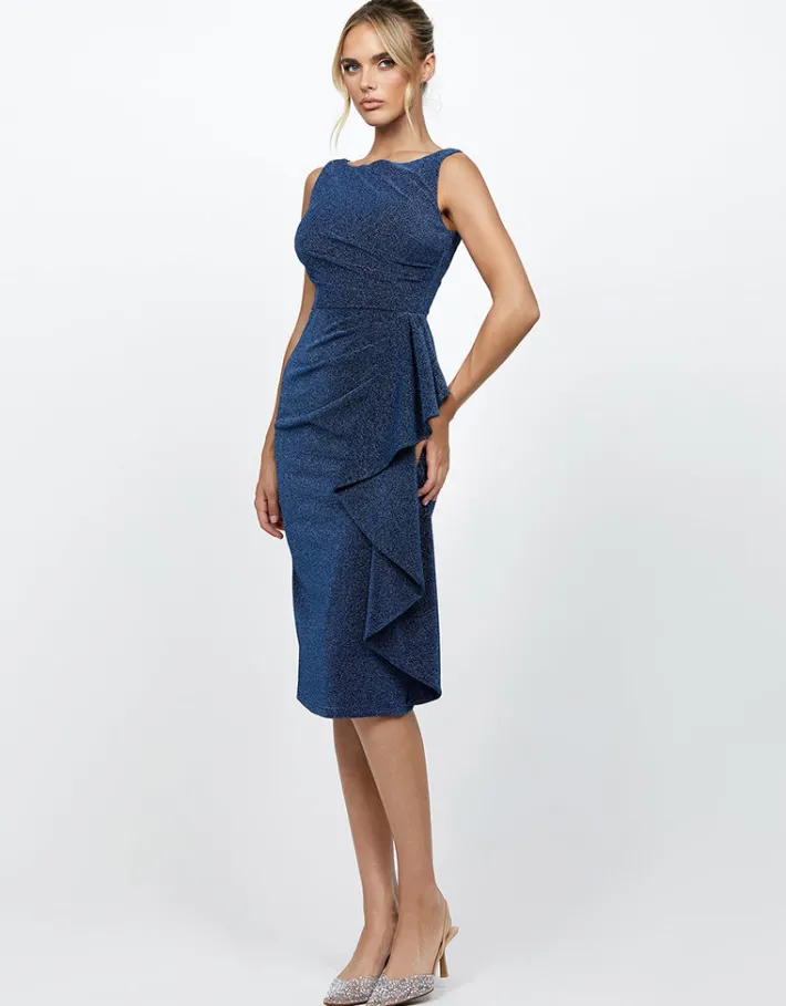 Midi Dresses | All Dresses<Bariano HADLEY HIGH NECK MIDI BL73D13S