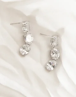 Jewellery<Bariano HAZEL DROP EARRINGS SILVER