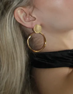 Jewellery<Bariano HERRA STUD EARRINGS GOLD