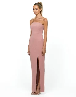 Maxi Dresses<Bariano IMAN ASYMMETRIC MAXI DRESS BL54D27L