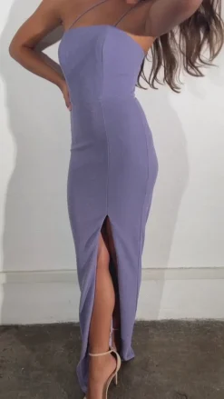 Maxi Dresses<Bariano IMAN ASYMMETRIC MAXI DRESS BL54D27L