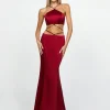 Formal / Prom Dresses | Gowns / Ballgowns<Bariano INTY TWO PIECE STRAPPY GOWN B67D29L RED