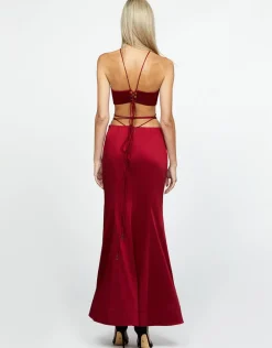 Formal / Prom Dresses | Gowns / Ballgowns<Bariano INTY TWO PIECE STRAPPY GOWN B67D29L RED