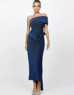 Maxi Dresses | All Dresses<Bariano ISA DRAPED MIDAXI WITH BACK SASH BL73D12L