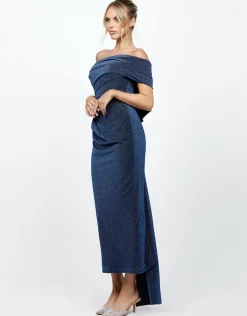 Maxi Dresses | All Dresses<Bariano ISA DRAPED MIDAXI WITH BACK SASH BL73D12L