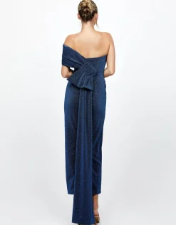 Maxi Dresses | All Dresses<Bariano ISA DRAPED MIDAXI WITH BACK SASH BL73D12L