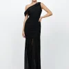 Formal / Prom Dresses | All Dresses<Bariano ISSI OFF SHOULDER MAXI BL73D17L BLACK