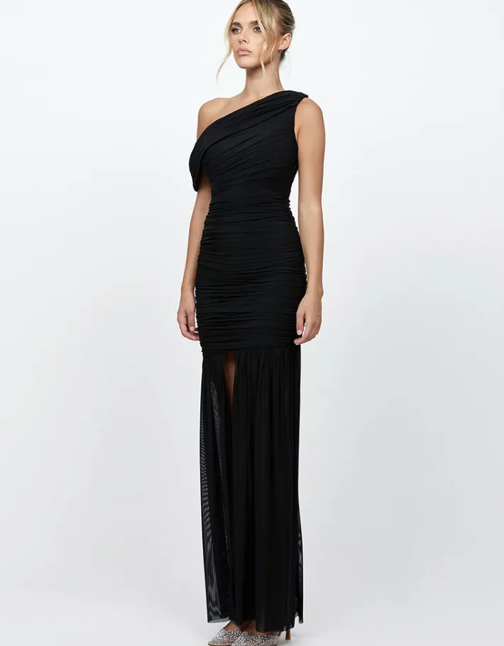 Formal / Prom Dresses | All Dresses<Bariano ISSI OFF SHOULDER MAXI BL73D17L BLACK
