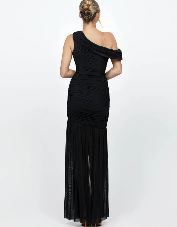 Formal / Prom Dresses | All Dresses<Bariano ISSI OFF SHOULDER MAXI BL73D17L BLACK