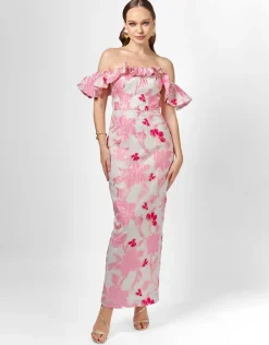 Maxi Dresses | All Dresses<Bariano JACQUIE OFF SHOULDER MIDAXI B75D06L