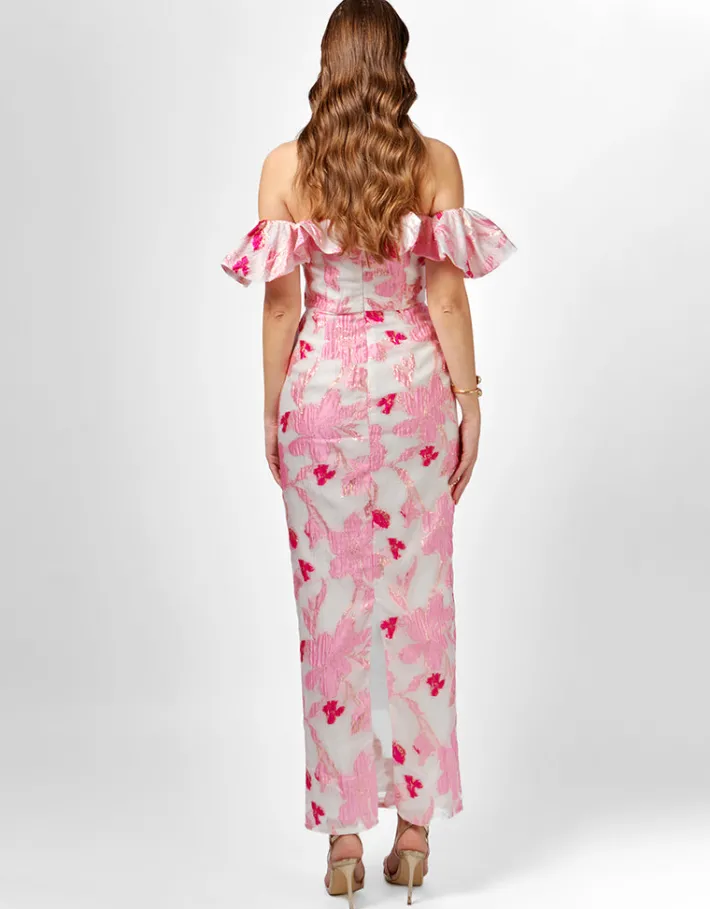 Maxi Dresses | All Dresses<Bariano JACQUIE OFF SHOULDER MIDAXI B75D06L