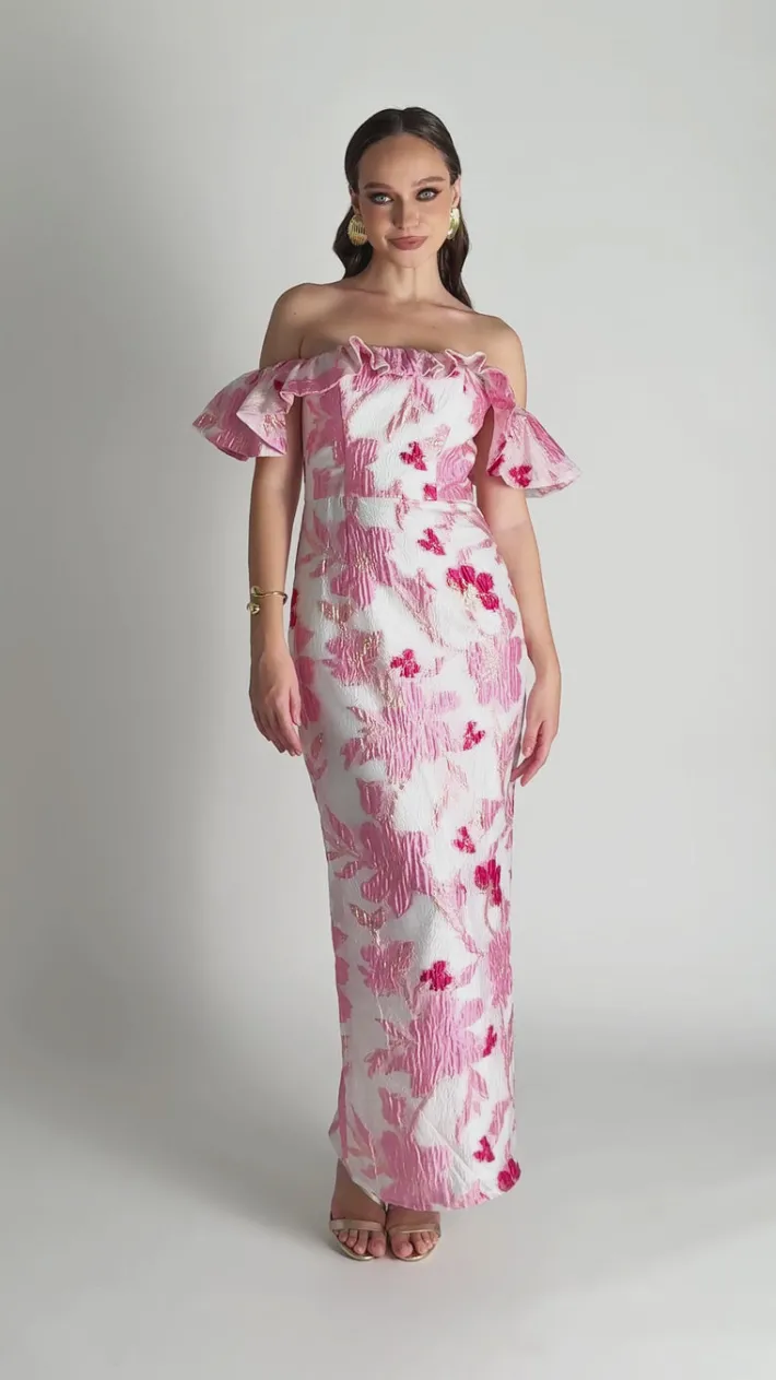Maxi Dresses | All Dresses<Bariano JACQUIE OFF SHOULDER MIDAXI B75D06L