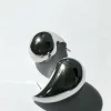 Jewellery<Bariano JADE TEARDROP EARRINGS SILVER