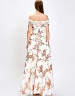 Formal / Prom Dresses | Gowns / Ballgowns<Bariano JAMIE OFF SHOULDER HI LO GOWN B74D21HL