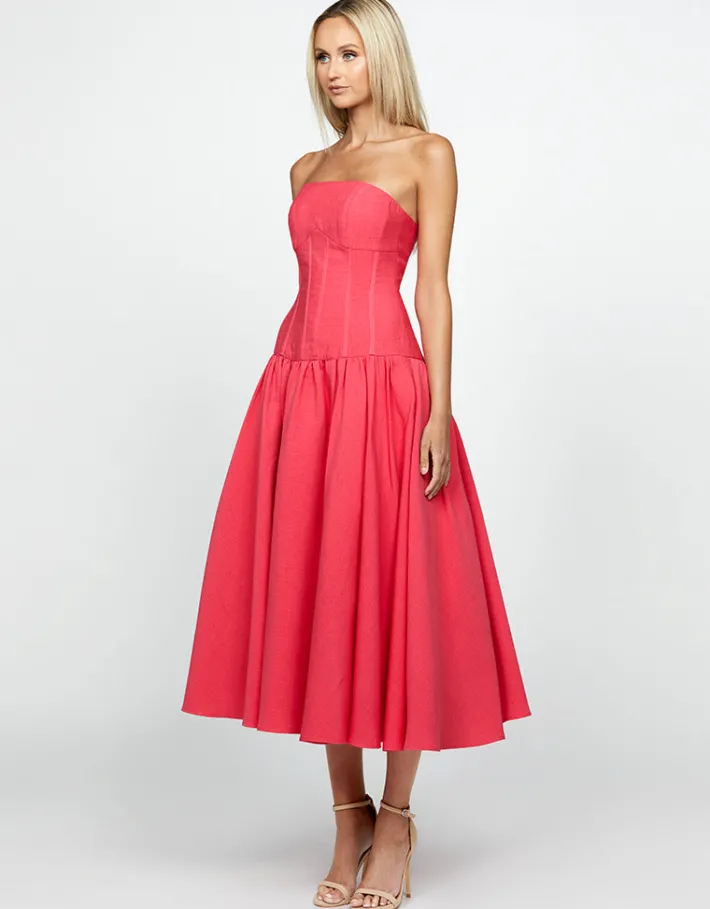 Midi Dresses | All Dresses<Bariano JAYDA STRAPLESS MIDAXI BL69D09S