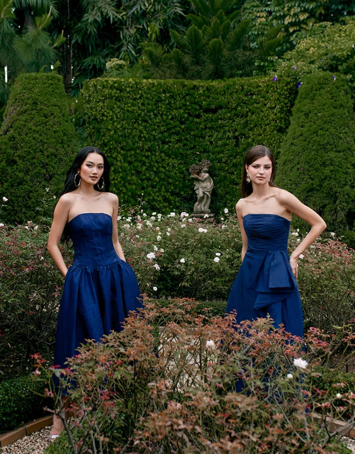 Midi Dresses | All Dresses<Bariano JAYDA STRAPLESS MIDAXI BL69D09S