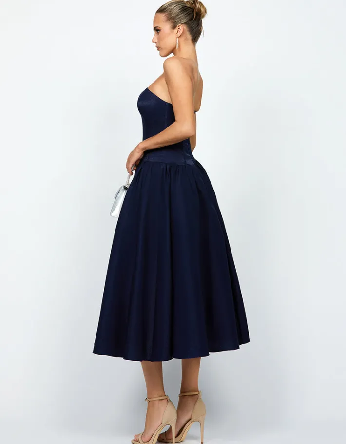 Midi Dresses | All Dresses<Bariano JAYDA STRAPLESS MIDAXI BL69D09S