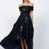 Gowns / Ballgowns<Bariano JESSIE OFF SHOULDER MESH BALL GOWN B33D41HL