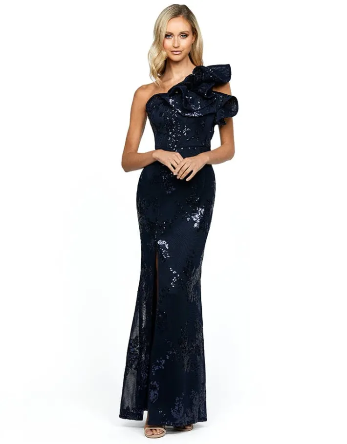 Gowns / Ballgowns | Maxi Dresses<Bariano JESSIE ONE SHOULDER GOWN B53D29L