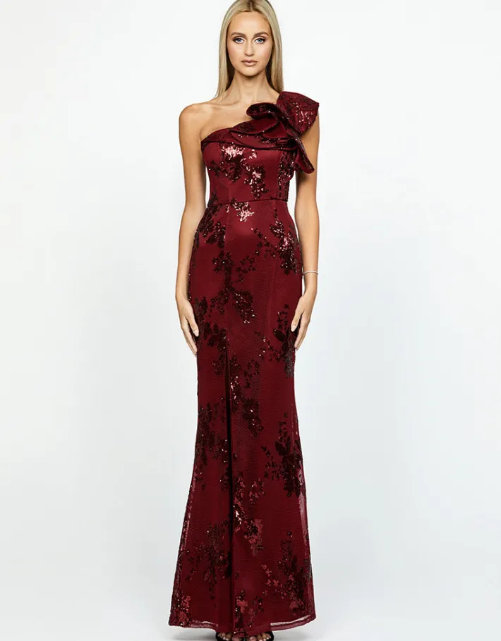 Gowns / Ballgowns | Maxi Dresses<Bariano JESSIE ONE SHOULDER GOWN B53D29L