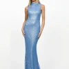 Formal / Prom Dresses | Maxi Dresses<Bariano JOLIE HIGH NECK MAXI BL59D10L