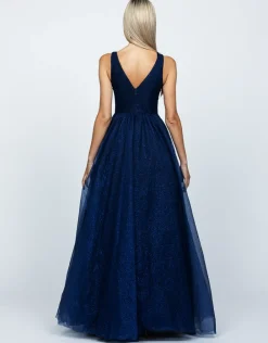 Formal / Prom Dresses | Gowns / Ballgowns<Bariano JORDAN PLUNGE NECK BALL GOWN B57AD41L