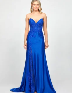 Formal / Prom Dresses | Maxi Dresses<Bariano JULISSA EMBELLISHED GOWN B73D70L BLUE