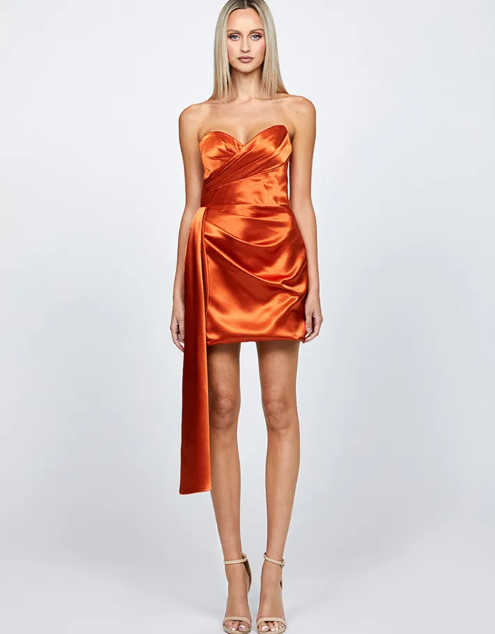 Mini Dresses | All Dresses<Bariano KAISELY STRAPLESS SASH MINI B71D55S
