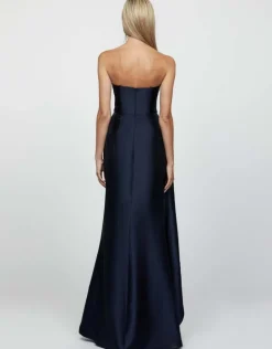 Formal / Prom Dresses | All Dresses<Bariano KASERY ASYMMETRIC GOWN B65D20L NAVY