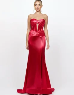 Maxi Dresses | All Dresses<Bariano LAMERIA SWEETHEART FISHTAIL GOWN B72D22L