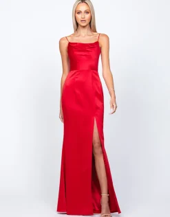Gowns / Ballgowns<Bariano LANA COWL GOWN B42D08L