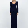 Maxi Dresses | All Dresses<Bariano LAURACELLA OVERLAY MAXI BL68D51L NAVY