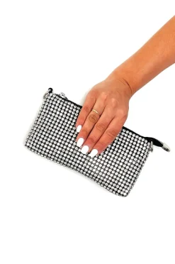 Clutches<Bariano LILIE CLUTCH SILVER