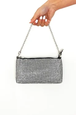 Clutches<Bariano LILIE CLUTCH SILVER