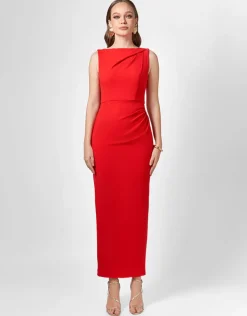 Formal / Prom Dresses | Maxi Dresses<Bariano LIVIA HIGH NECK MIDAXI BL75D21L