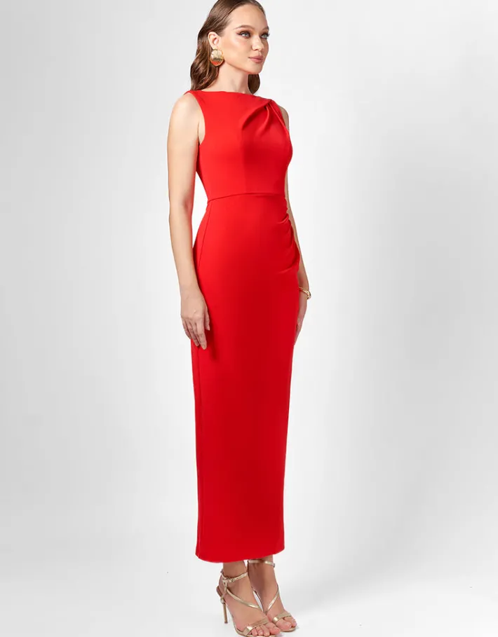 Formal / Prom Dresses | Maxi Dresses<Bariano LIVIA HIGH NECK MIDAXI BL75D21L