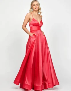 Formal / Prom Dresses | Gowns / Ballgowns<Bariano LOLA STRAPPY BACK GOWN B73D34L