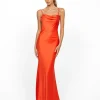 Formal / Prom Dresses | Gowns / Ballgowns<Bariano LOVER DRAPED COWL GOWN B55D28L