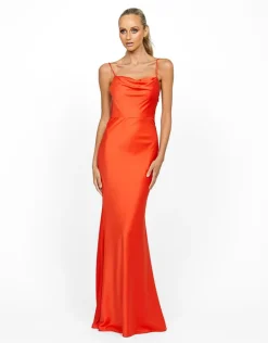 Formal / Prom Dresses | Gowns / Ballgowns<Bariano LOVER DRAPED COWL GOWN B55D28L
