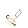 Jewellery<Bariano LUNA CURVED BRANCH EARRINGS SILVER