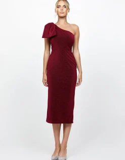 Midi Dresses | All Dresses<Bariano MAGDALINA ONE SHOULDER MIDI BL73D11S
