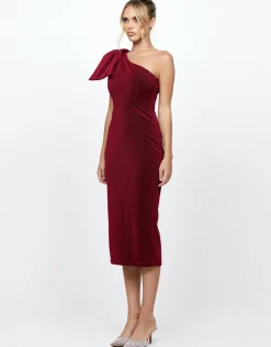 Midi Dresses | All Dresses<Bariano MAGDALINA ONE SHOULDER MIDI BL73D11S